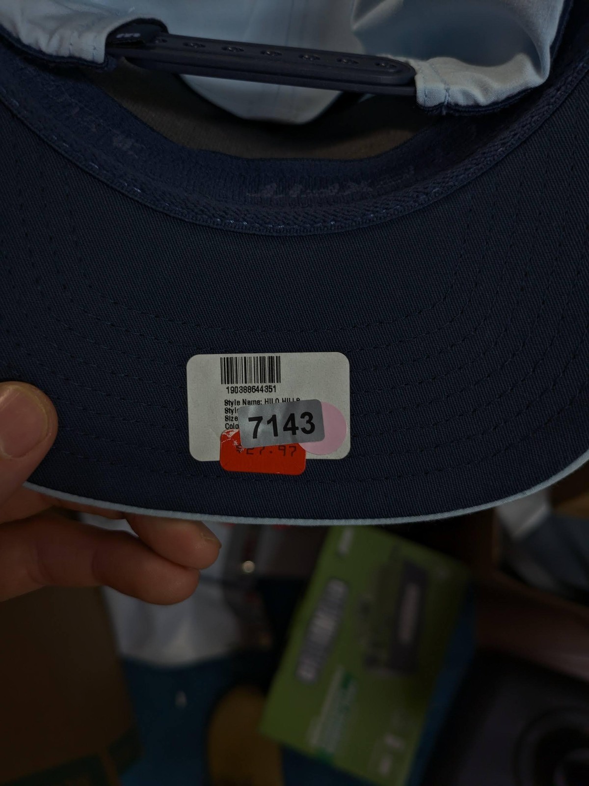 Travis Mathew Hilo Hills Hat Cap Snap Back Mens One Size Blue Golf Flexfit Tech