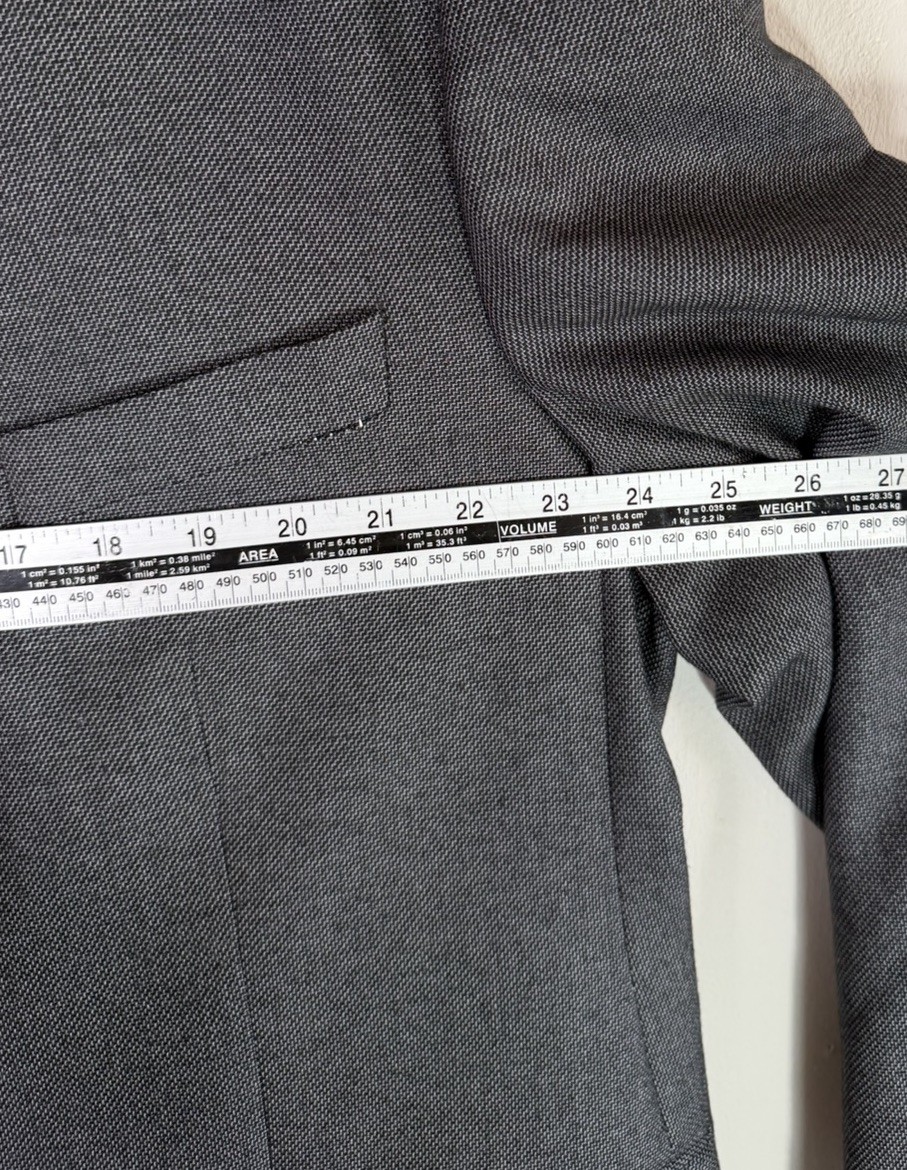 M&S Men’s Tailoring Soft Touch Blazer Jacket 48” Chest Medium Woven Charcoal