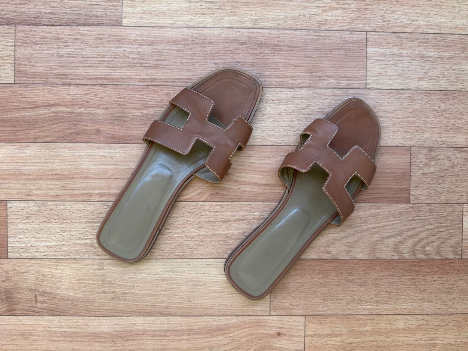 HERMES ORAN SANDALS WOMEN SIZE EU 41 , US 11 , UK 8