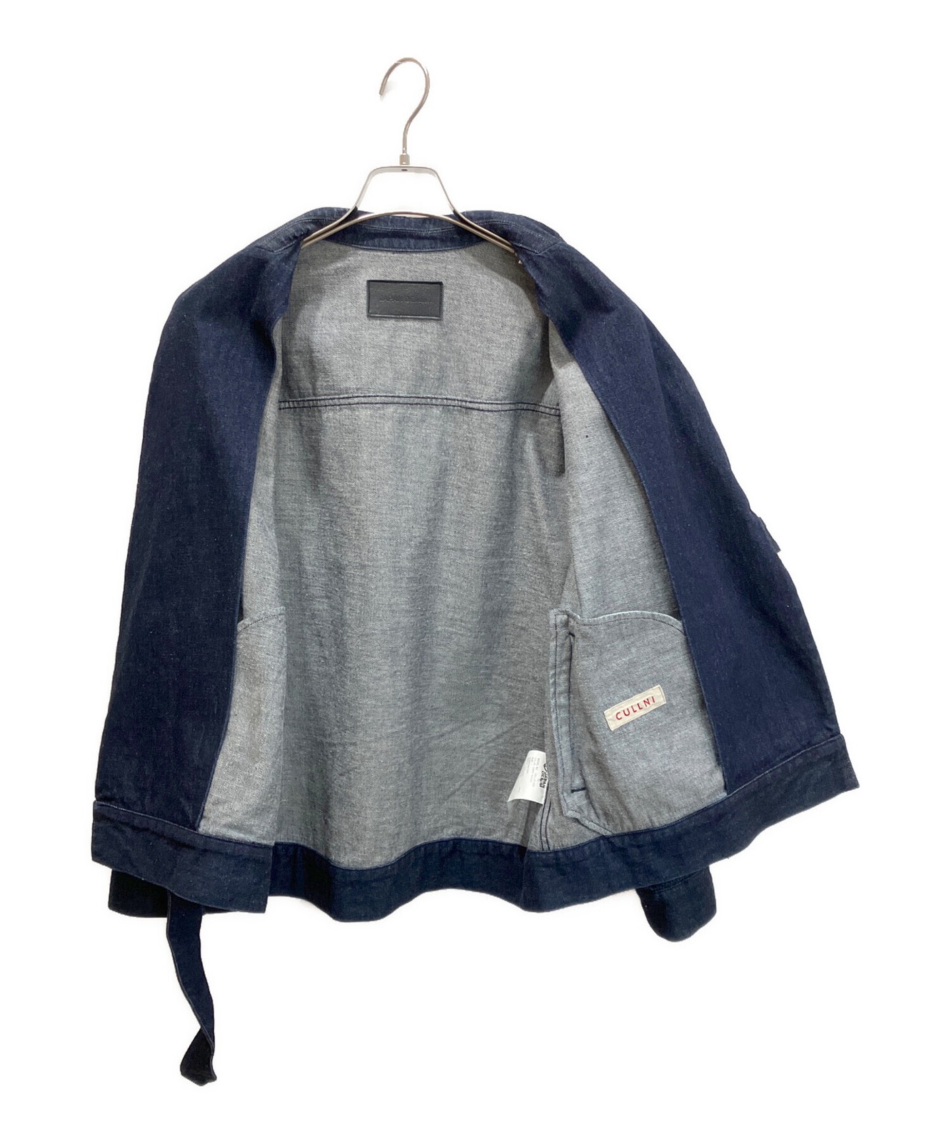 CULLNI TIELOCKEN JACKET Denim Tielocken Jacket Size: 1 Indigo Men JDCLJK1002