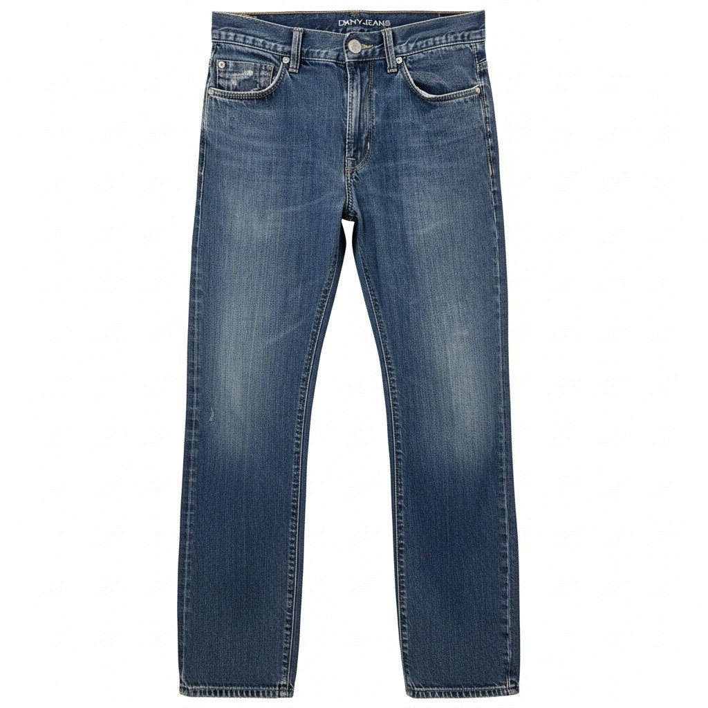 DKNY Jeans Straight Leg Distressed Men’s Jeans Cotton Zip 32 X 30 Comfy!