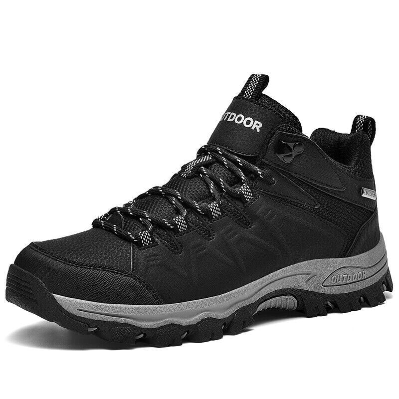 Men’s Hiking Shoes Outdoor Low-Top Trekking Trail Shoes Walking Work Sneakers