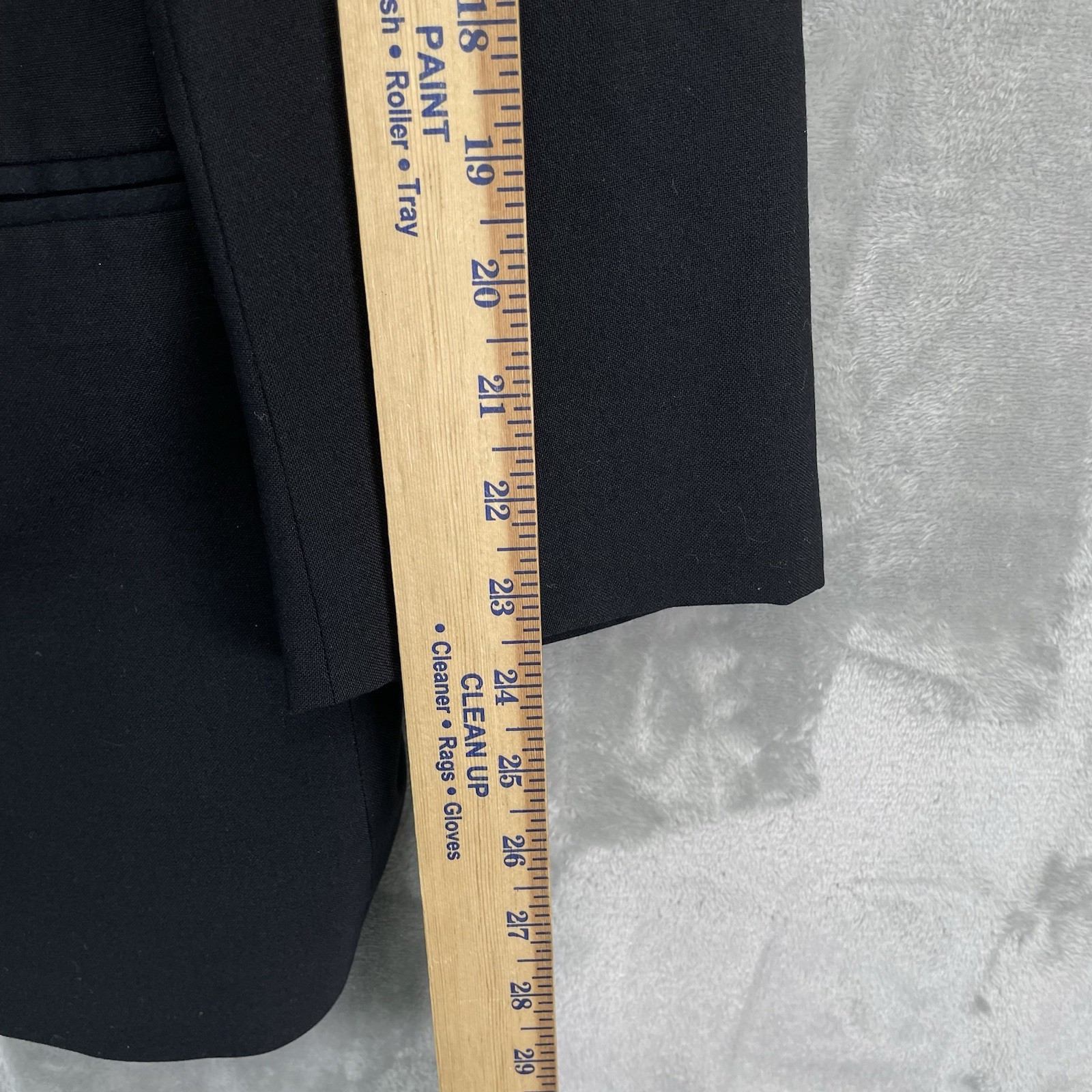 YVES saint Laurent Blazer Men 44R Jacket tuxedo one button supper formal black