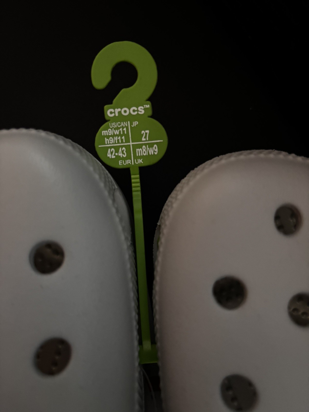 Crocs Classic Atmosphere Grey Size 9M 11W New With Tags 🏷️