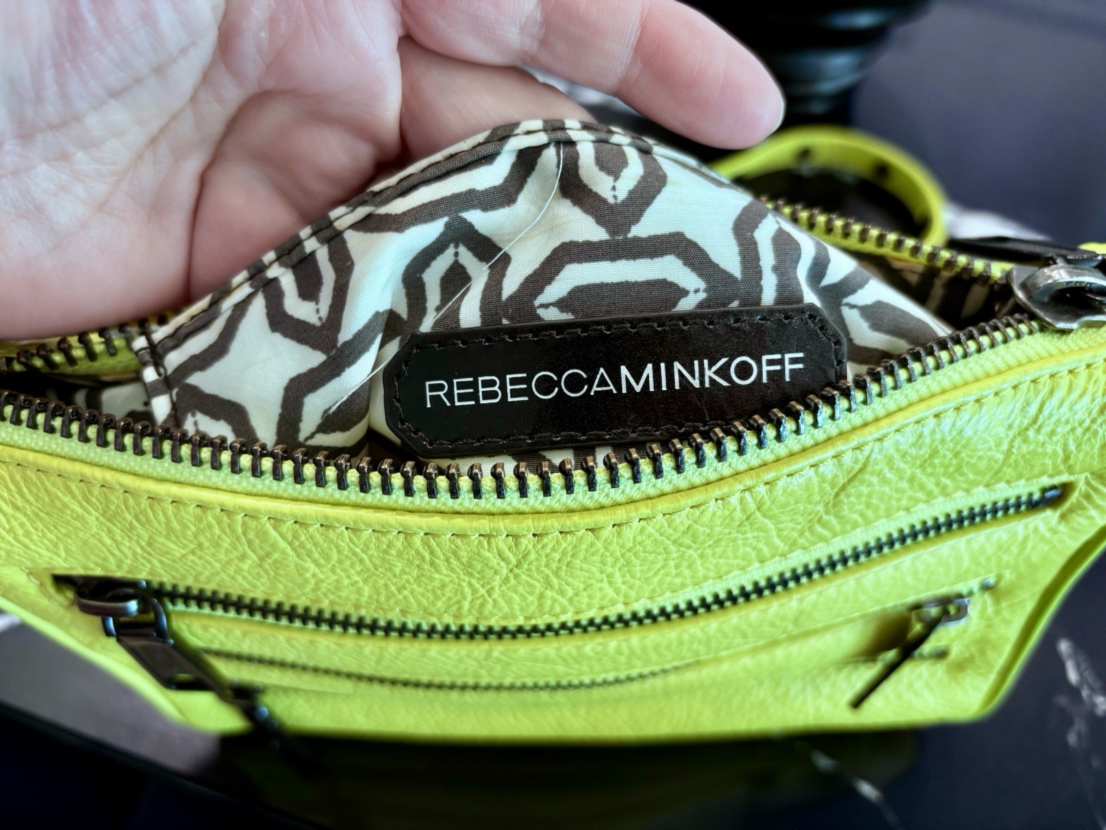 Rebecca Minkoff Electric Yellow Crossbody Bag
