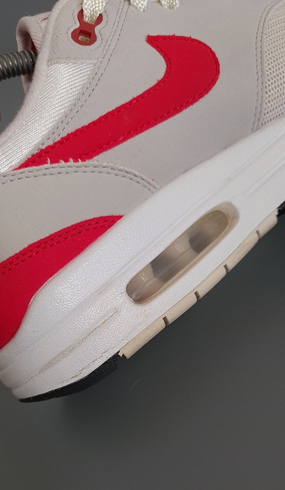 Nike Air Max 1 Anniversary OG Red 2017 EUR 41 US 8 UK 7cm26