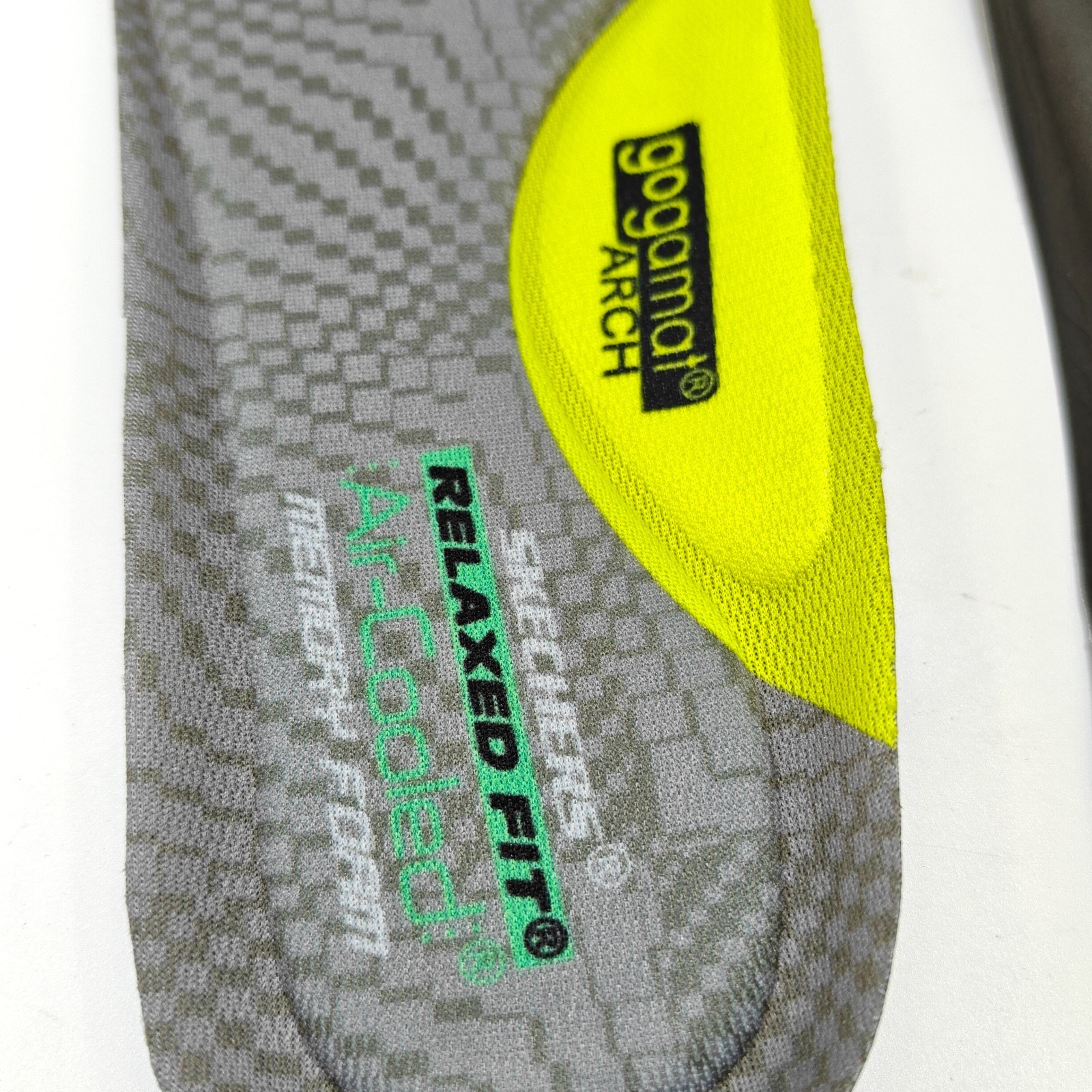 Skechers Air Cooled Memory Foam Gogamat Arch Insoles Men’ Replaceme Size 7-14