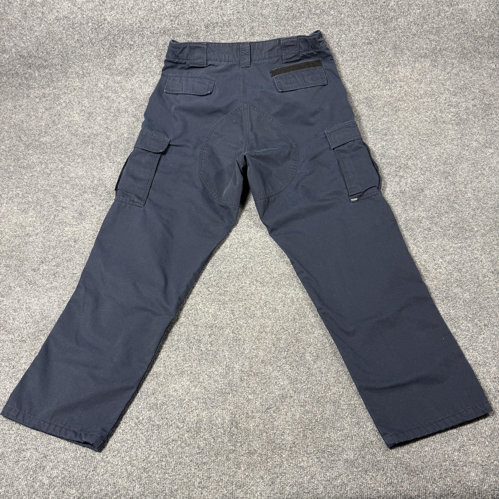 5.11 Tactical Cargo Pants Mens 40×32 Blue Canvas Ripstop Workwear Outdoor