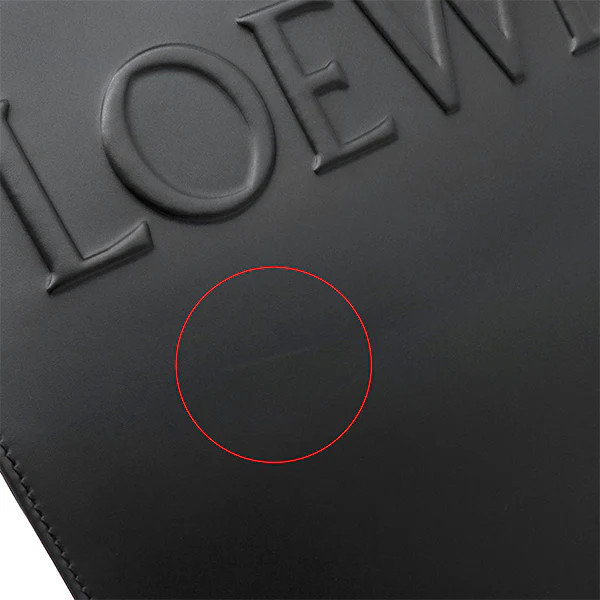LOEWE Standard A4 Tote 2-Way Bag A933R18X14 Shoulder Bag Leather Black #HDB482