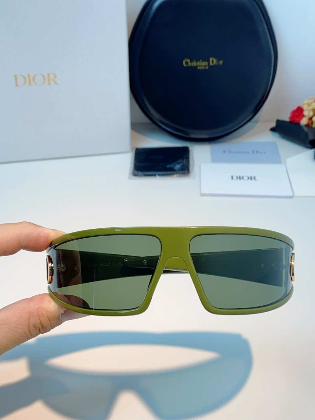 Dior VERYDIOR M1U Pilot Sunglasses Multi-Use Headband Shades Unisex 91-11-125mm