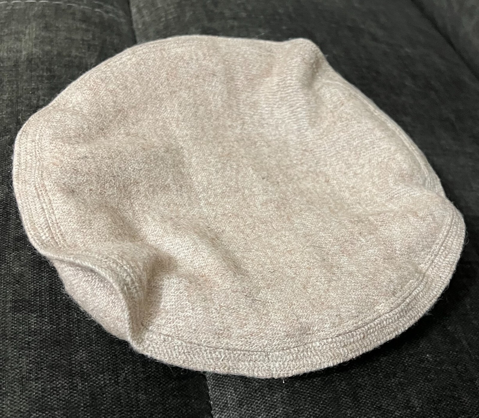 Afghan Pakistan Chitrali Pashtun Tribal Pakol Cap Kufi Topi Hat ivory/vanilla