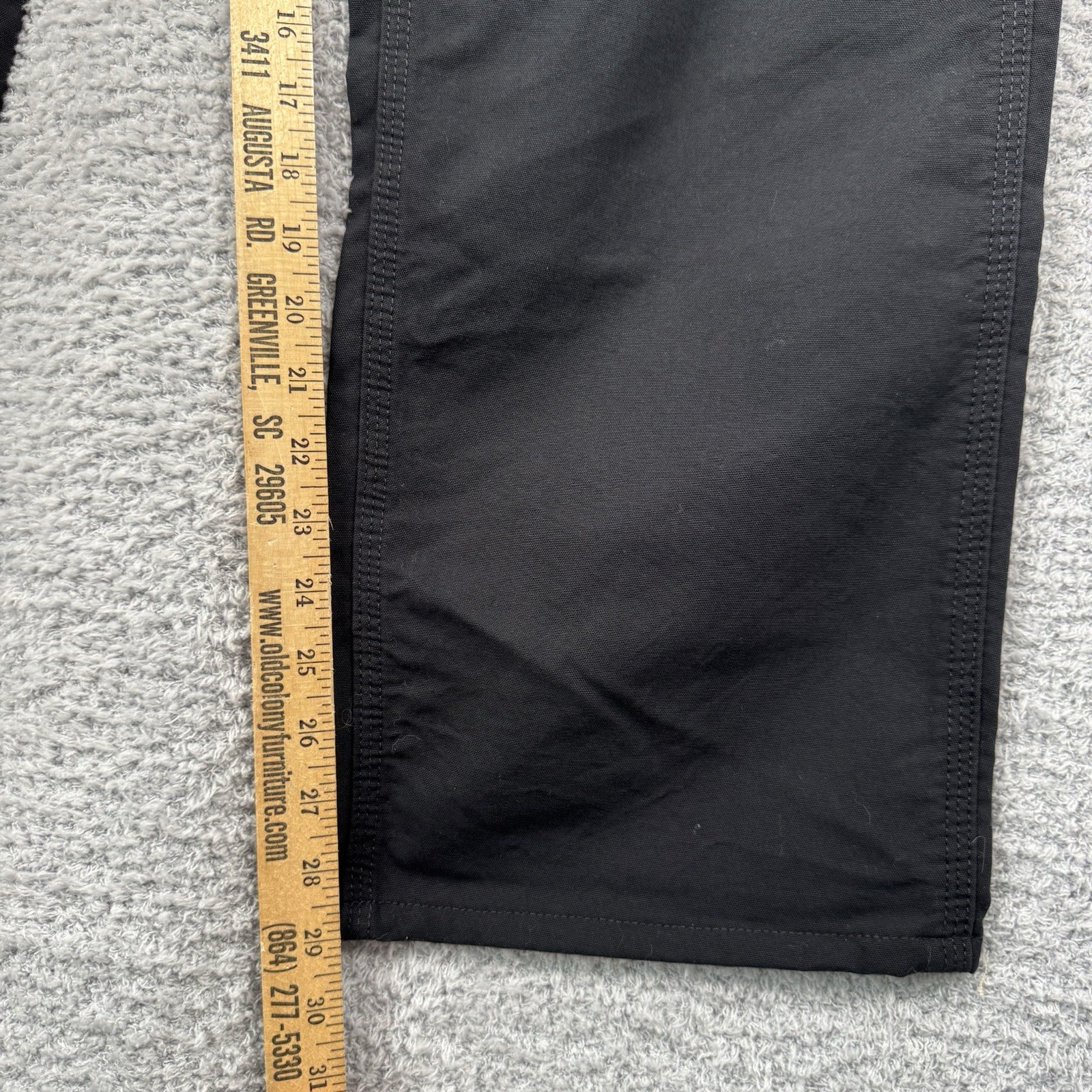 Carhartt Mens Black Utility Work Pants Loose Fit Canvas 35×34 BN0151-M NEW