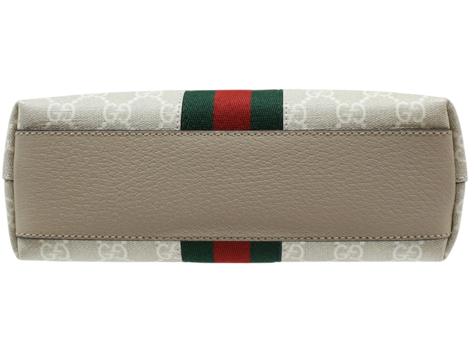 GUCCI Ophidia Small Shoulder Bag 499621 GG Supreme Canvas White Beige
