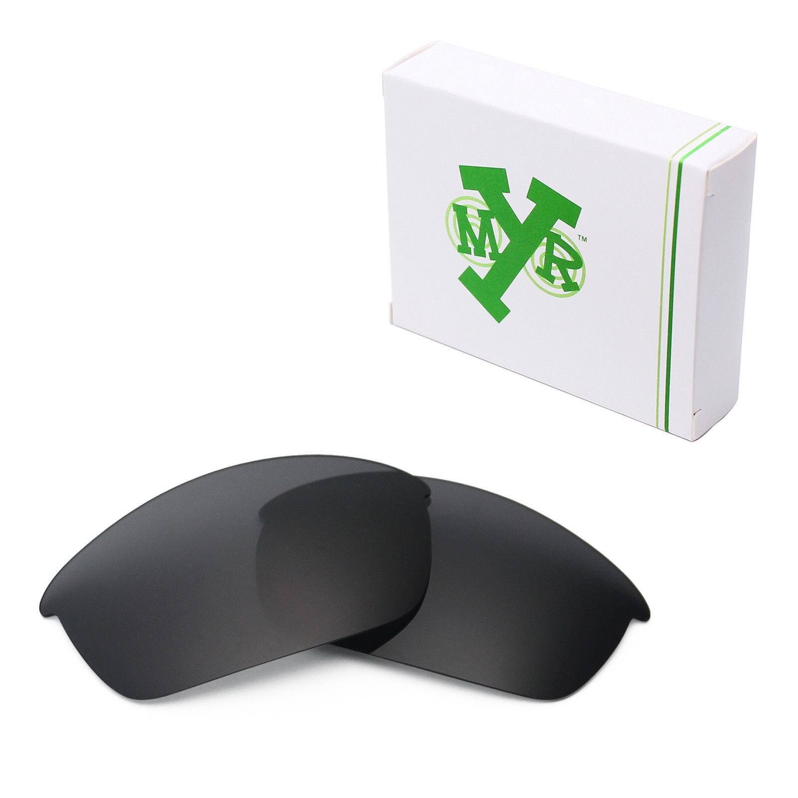 POLARIZED Replacement Lenses for-Oakley Flak Jacket Sunglasses Stealth Black