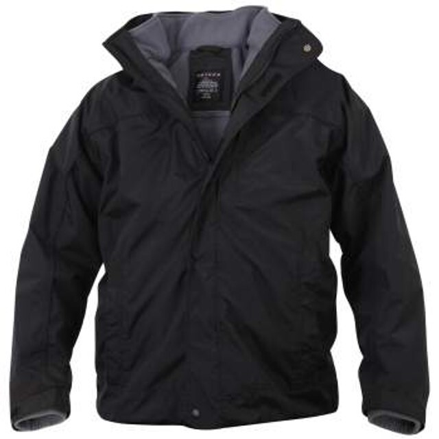 Rothco All Weather 3 In 1 Jacket – Black
