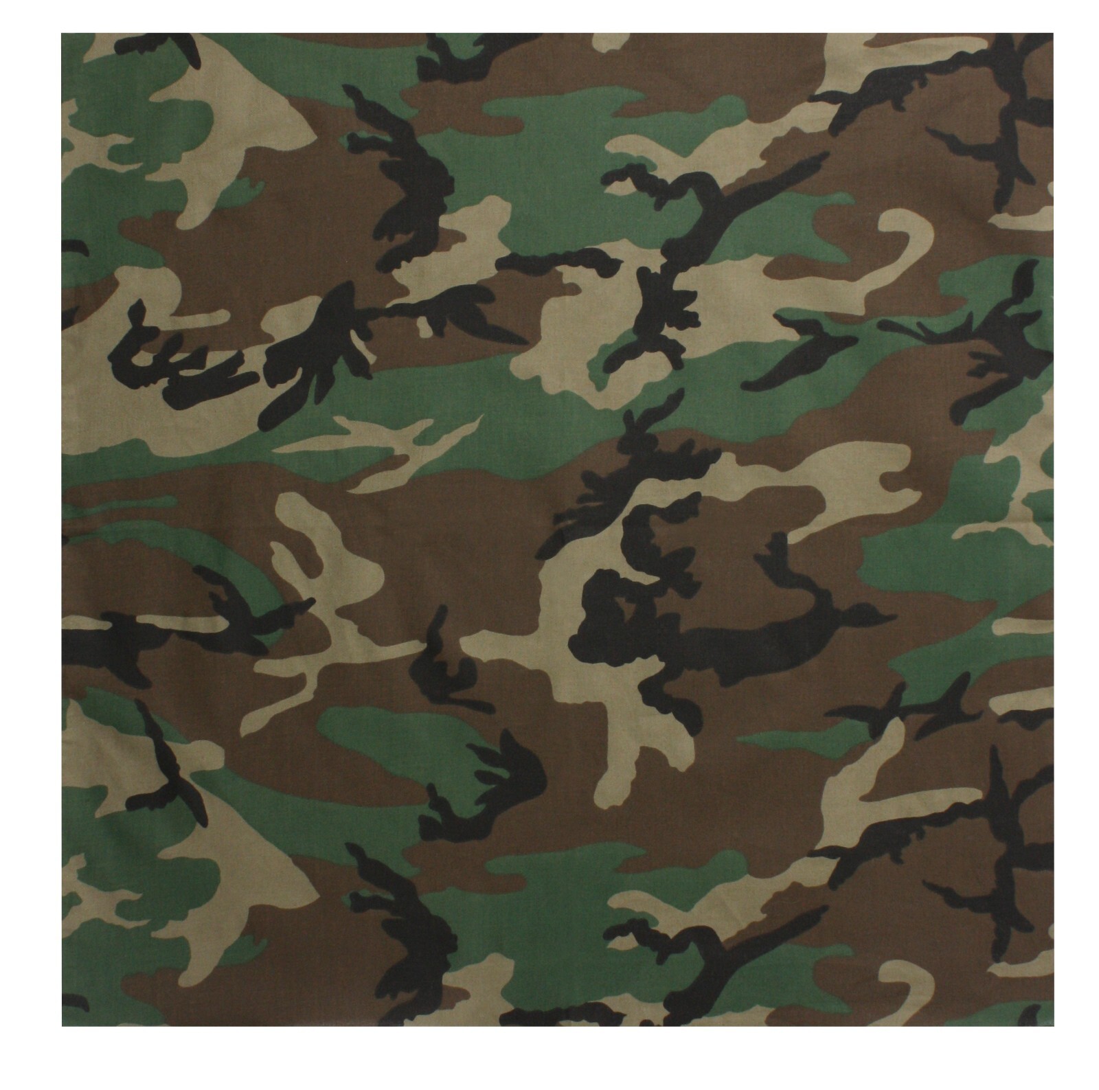 Rothco Classic Camo Bandana 22″x 22″ | Multifunctional | 100% Cotton | Army