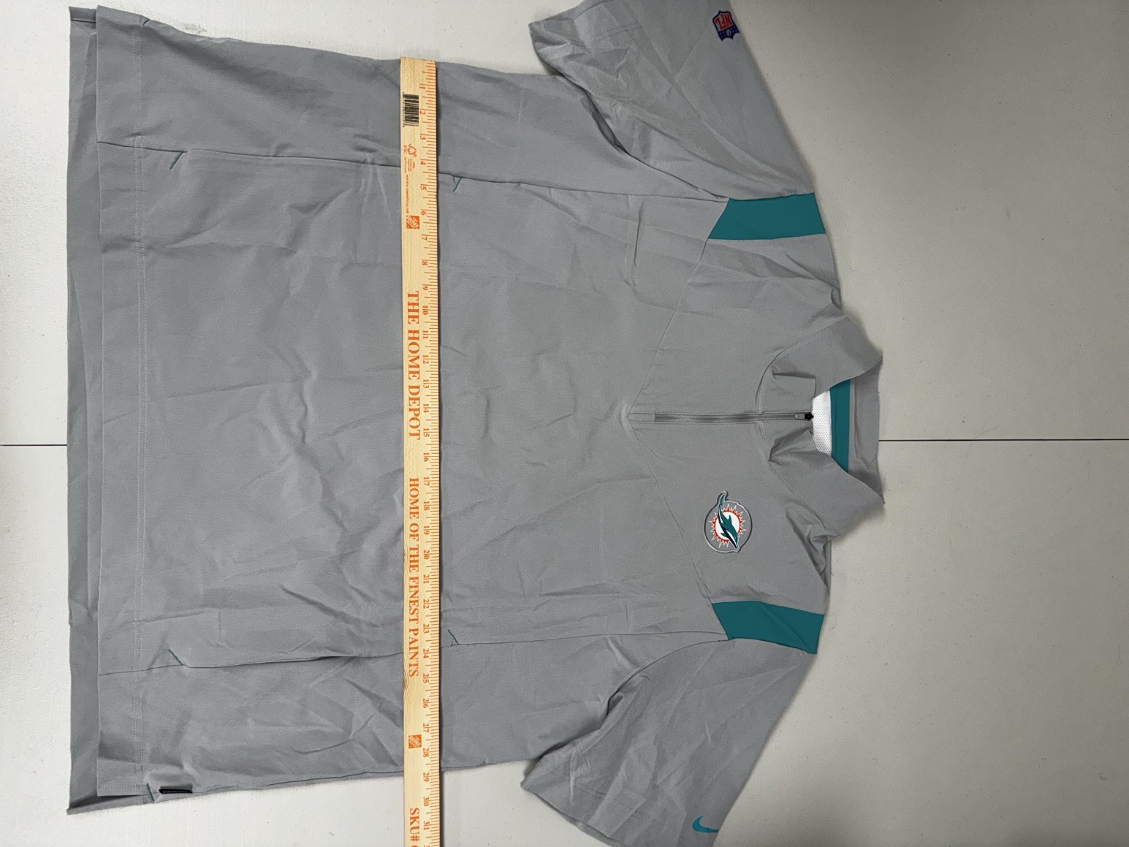 Nike Miami Dolphins 1/4 Zip Coaches Jacket On Field Apparel Pick Size M-4XL