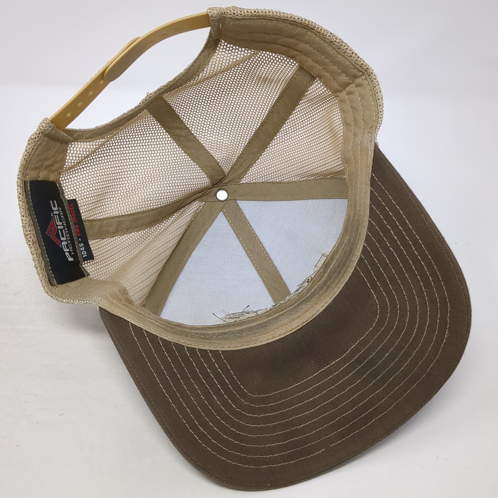 Kelly’s Bearing & Steel Supply Snapback Trucker Hat Brown OS Pacific Headwear
