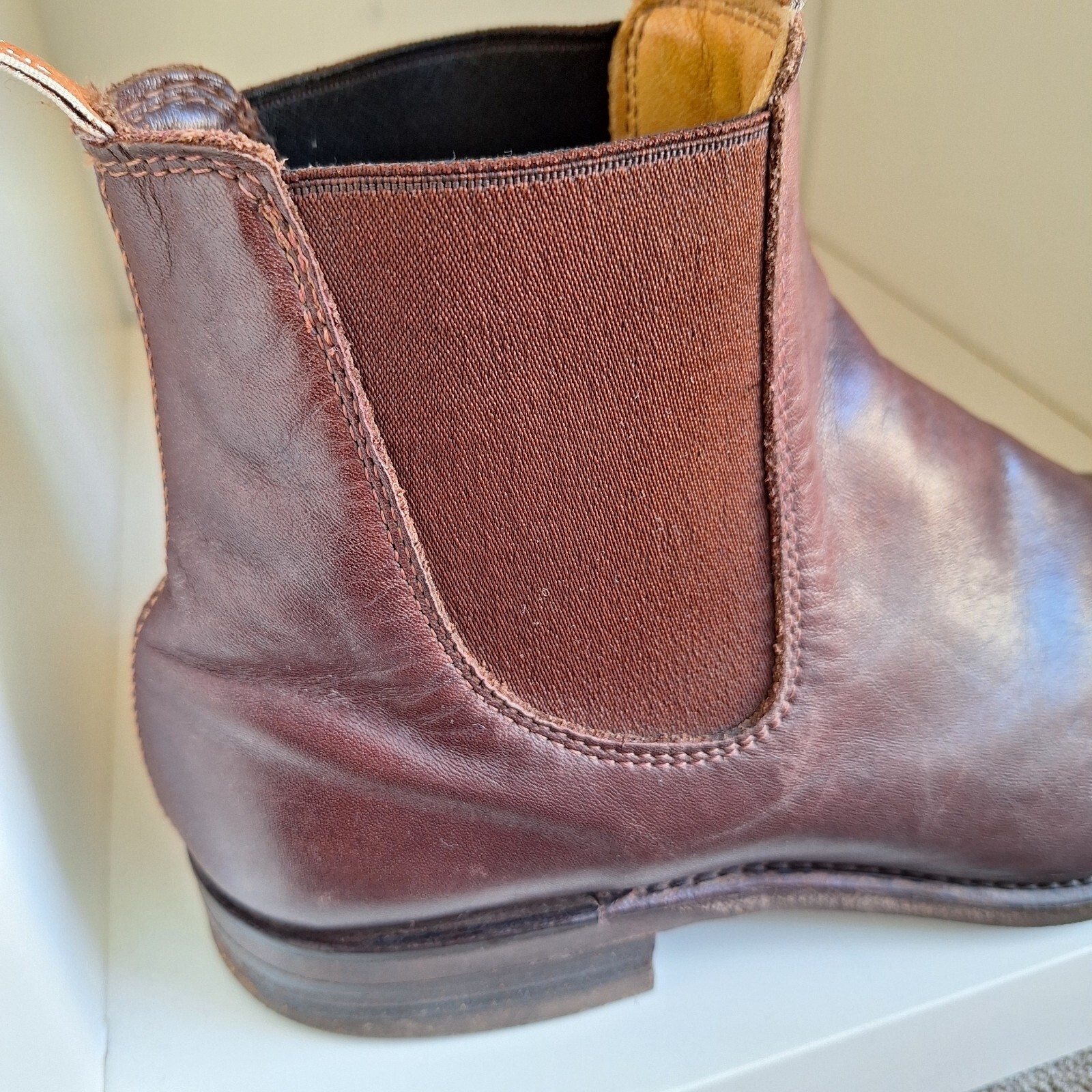 RM williams Leather Comfort Craftsman Chelsea Boots UK 7.5G US 8.5 Ladies 10