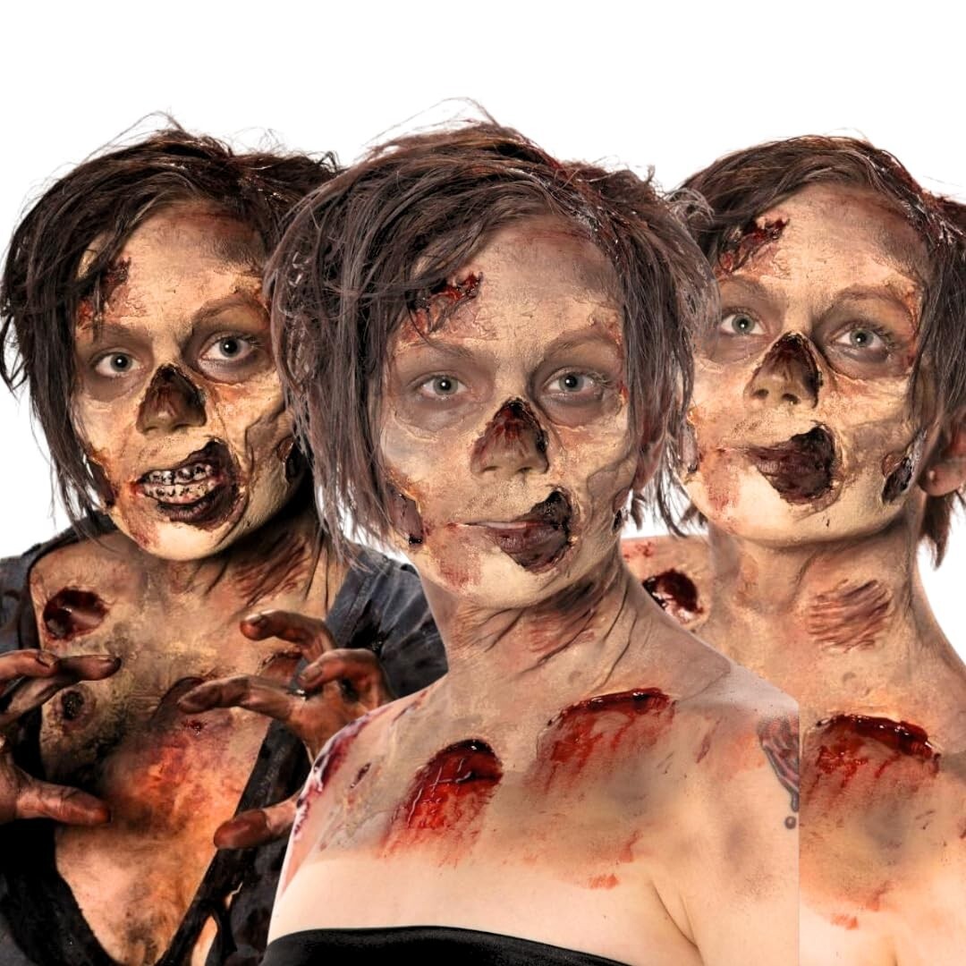 Monster Liquid Latex – Dries CLEAR – Creates Zombie Skin and FX