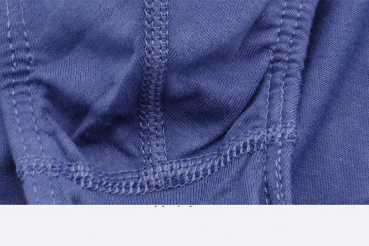 5 Pack Men’s Cotton Briefs Bikini Underwear Soft Breathable Solid Color Panties