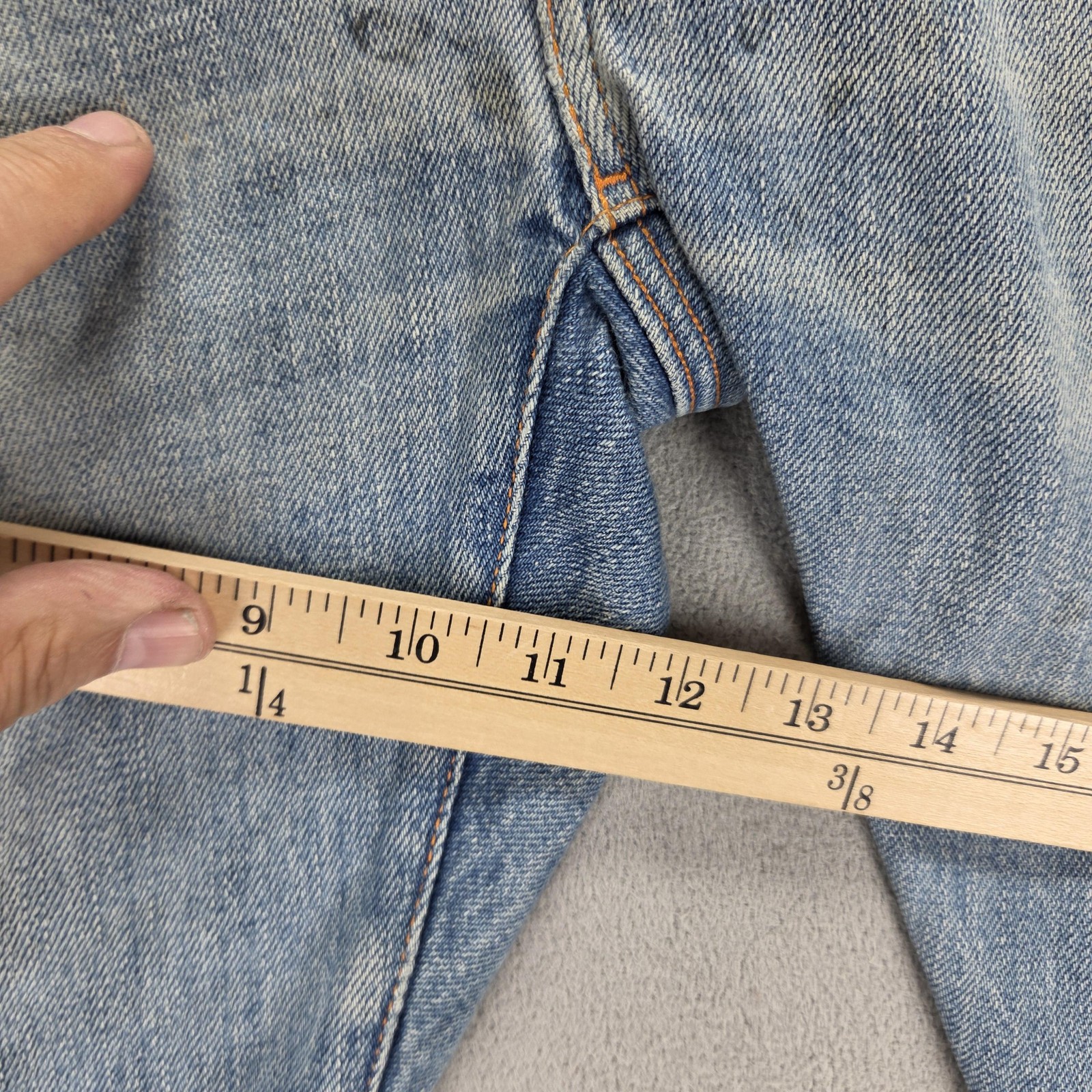 Vintage Levis Engineered Jeans Mens 32×32 Blue Twisted Light Wash Zip Fly