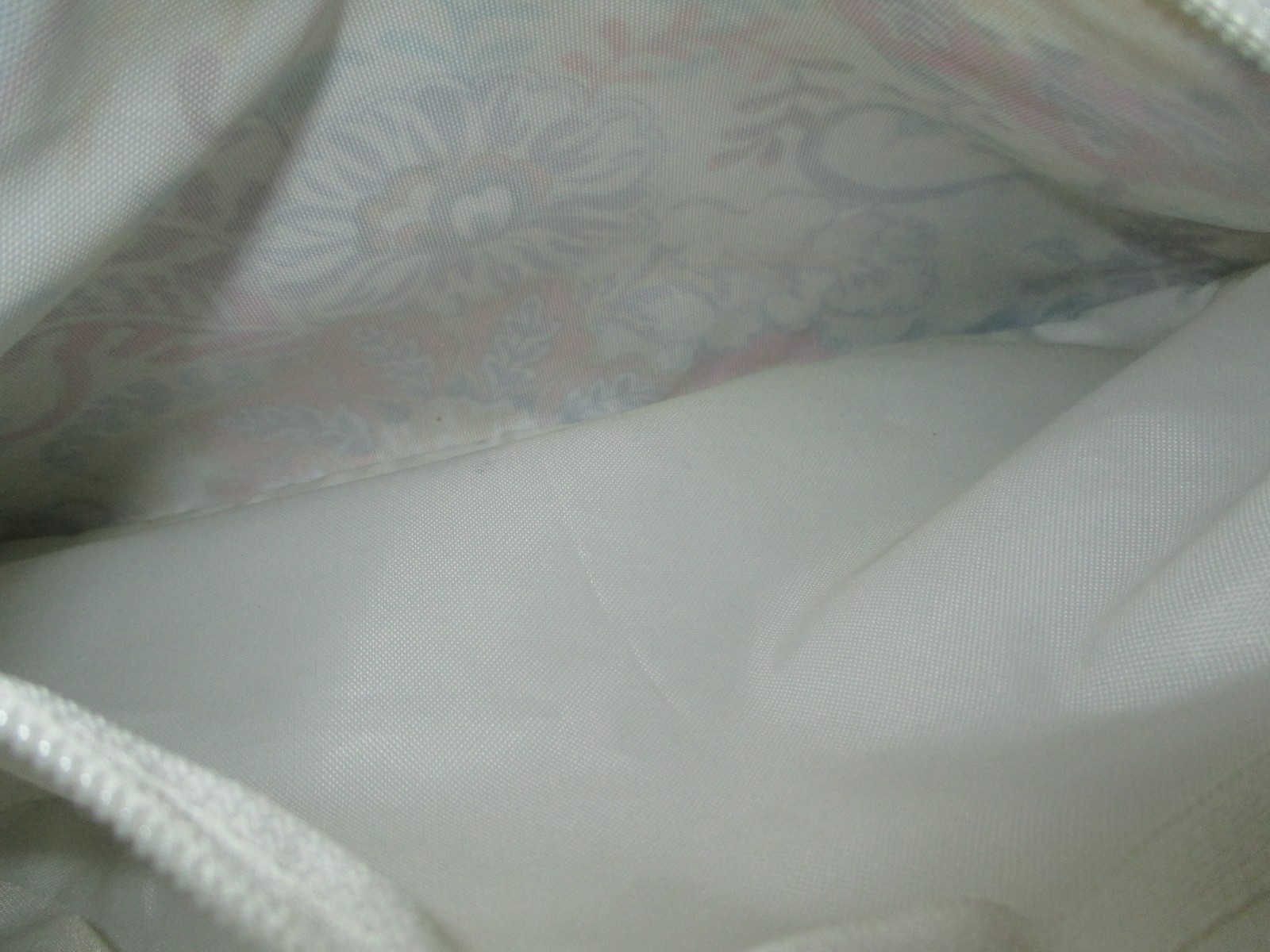 Kipling Keiko Crossbody Bag w/ Paisley Print (No Charm)on White Nylon Base