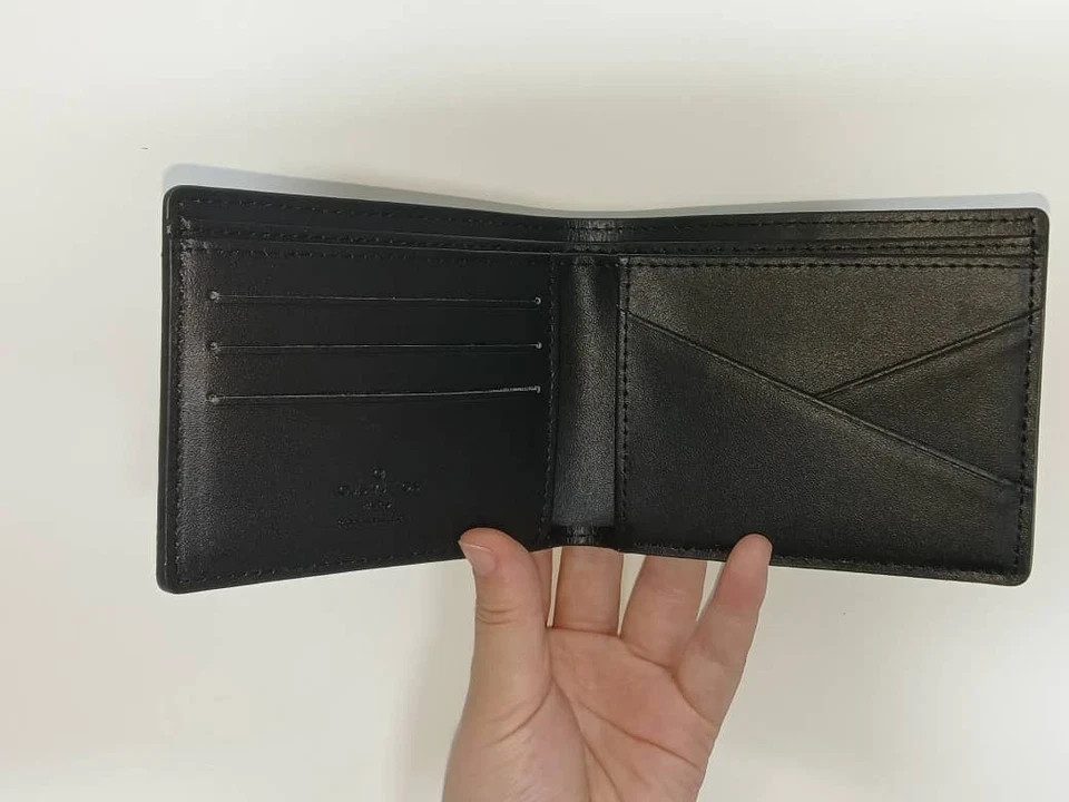 Louis Vuitton Multiple Monogram Slender Canvas Black Men’s Wallet Free Shipping