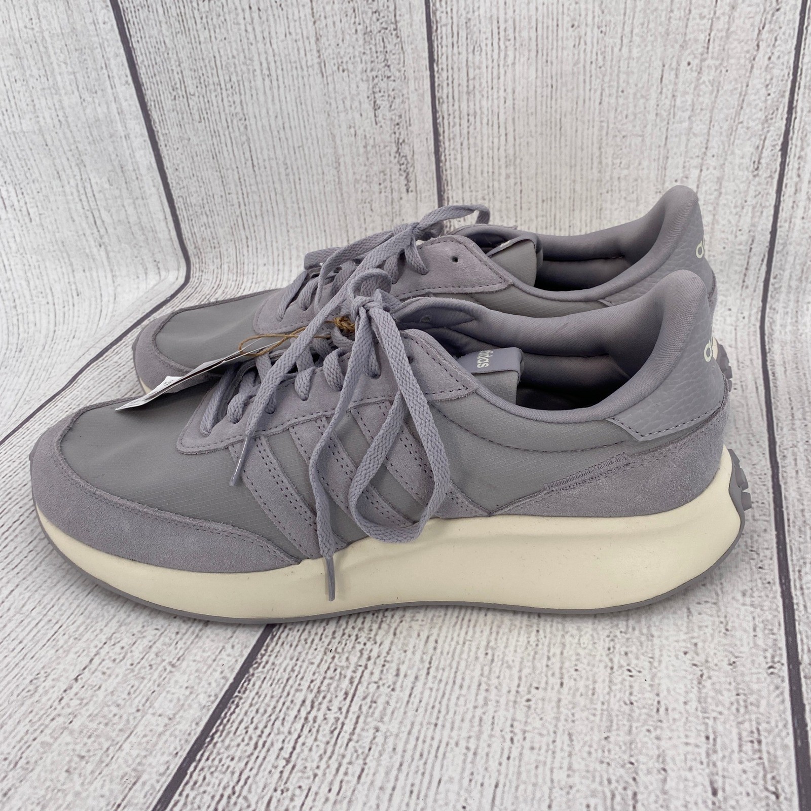 Adidas Run 70s Sneakers Mens 11.5 Grey Halo Retro Athletic Shoes Casual Comfort