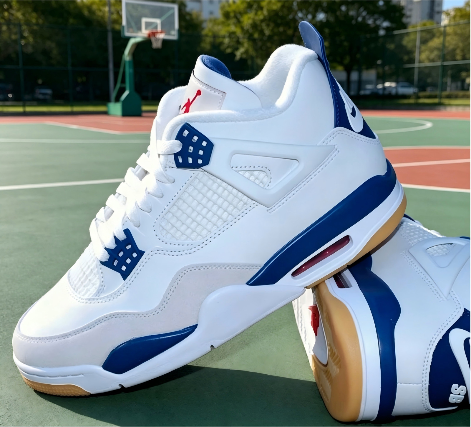 Jordan 4 Retro SB “Navy Blue” Mid Top Basketball Shoes US Men’s Size 7-12