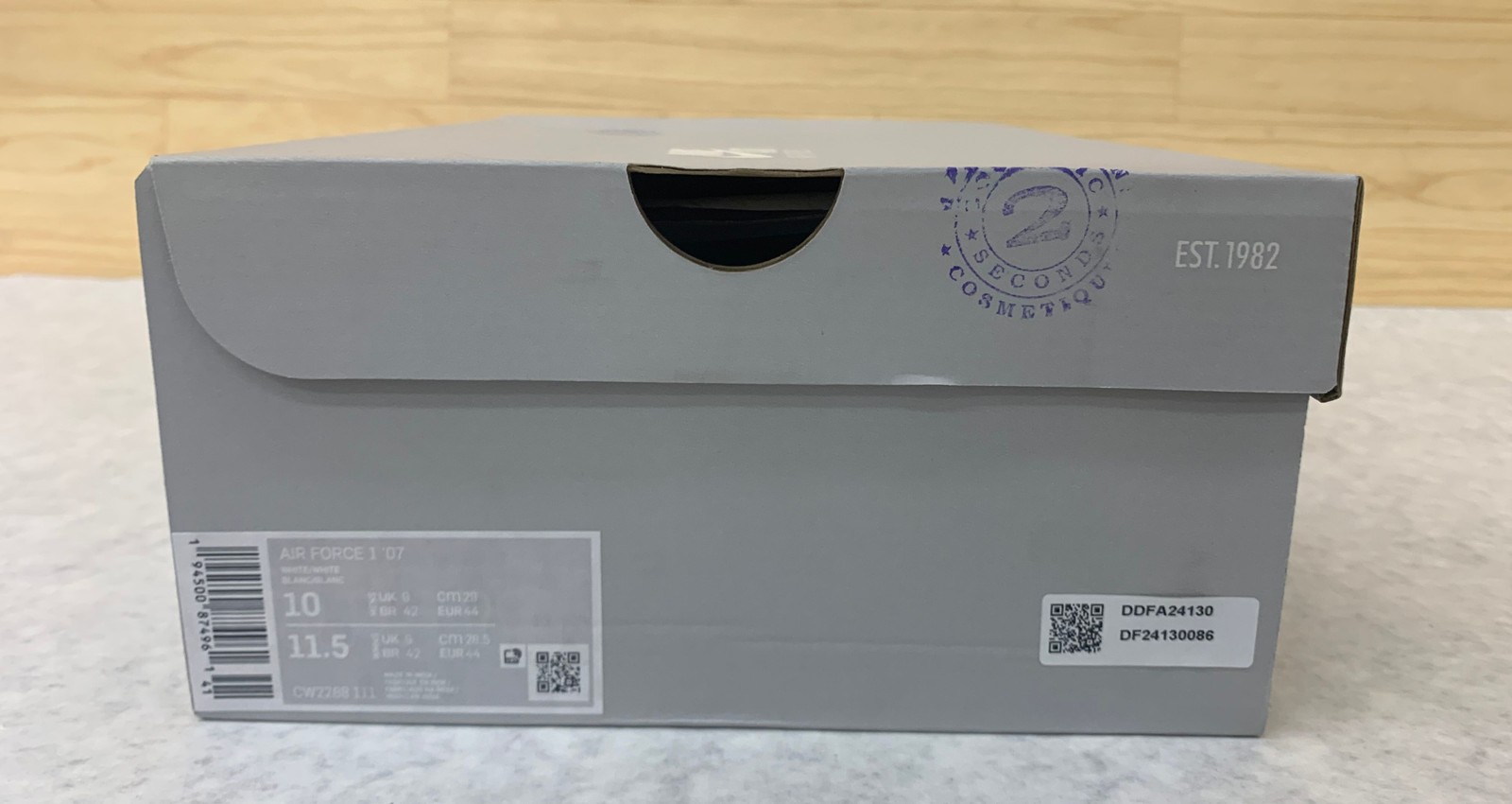 Nike Air Force 1 ’07 Low Top White Sneaker Men US10 / Women US11.5 *READ*