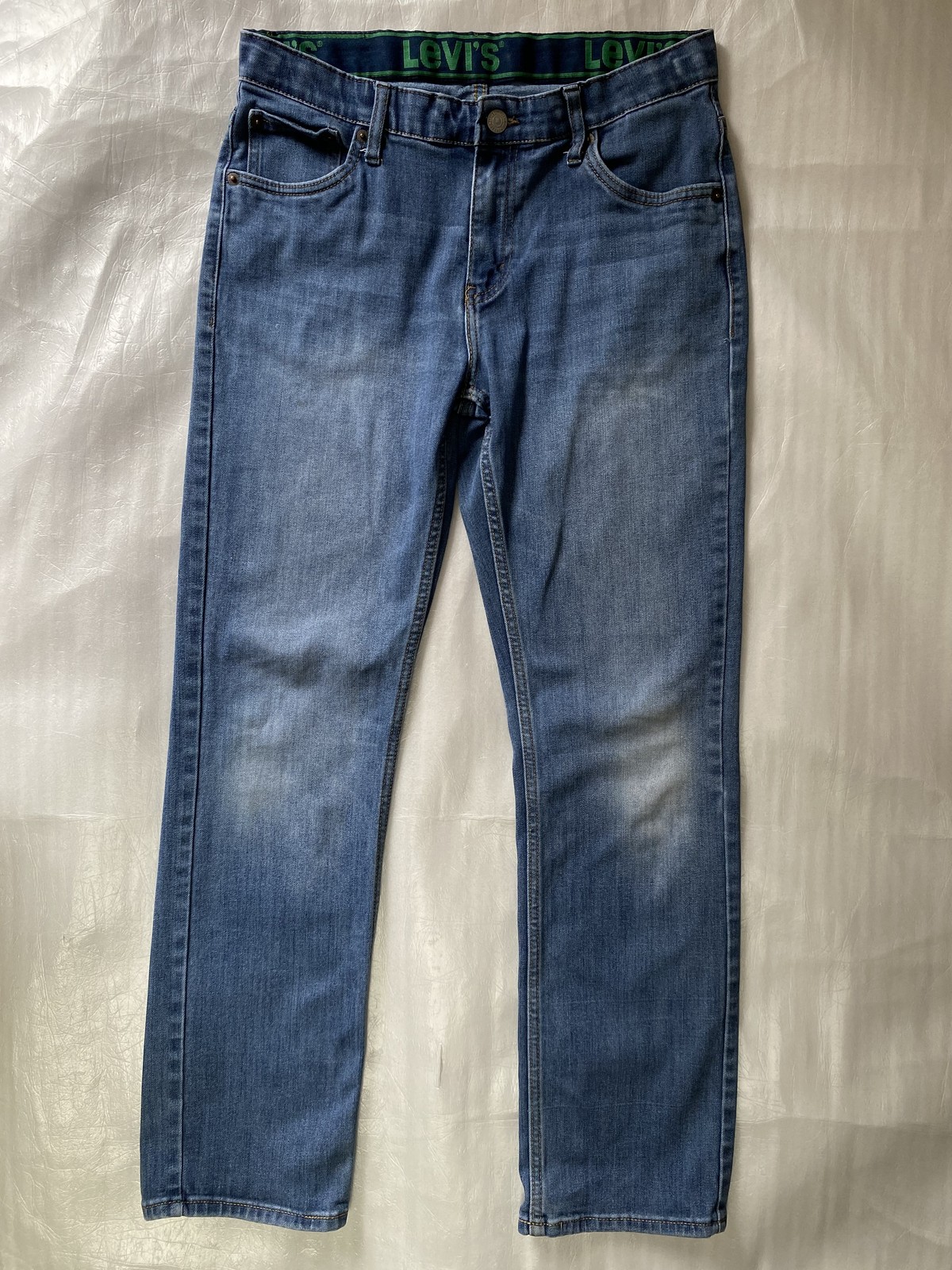 Levi’s 511 Slim Jeans Boys 18 29×31 Blue Denim Stretch Pockets Casual Slim Fit
