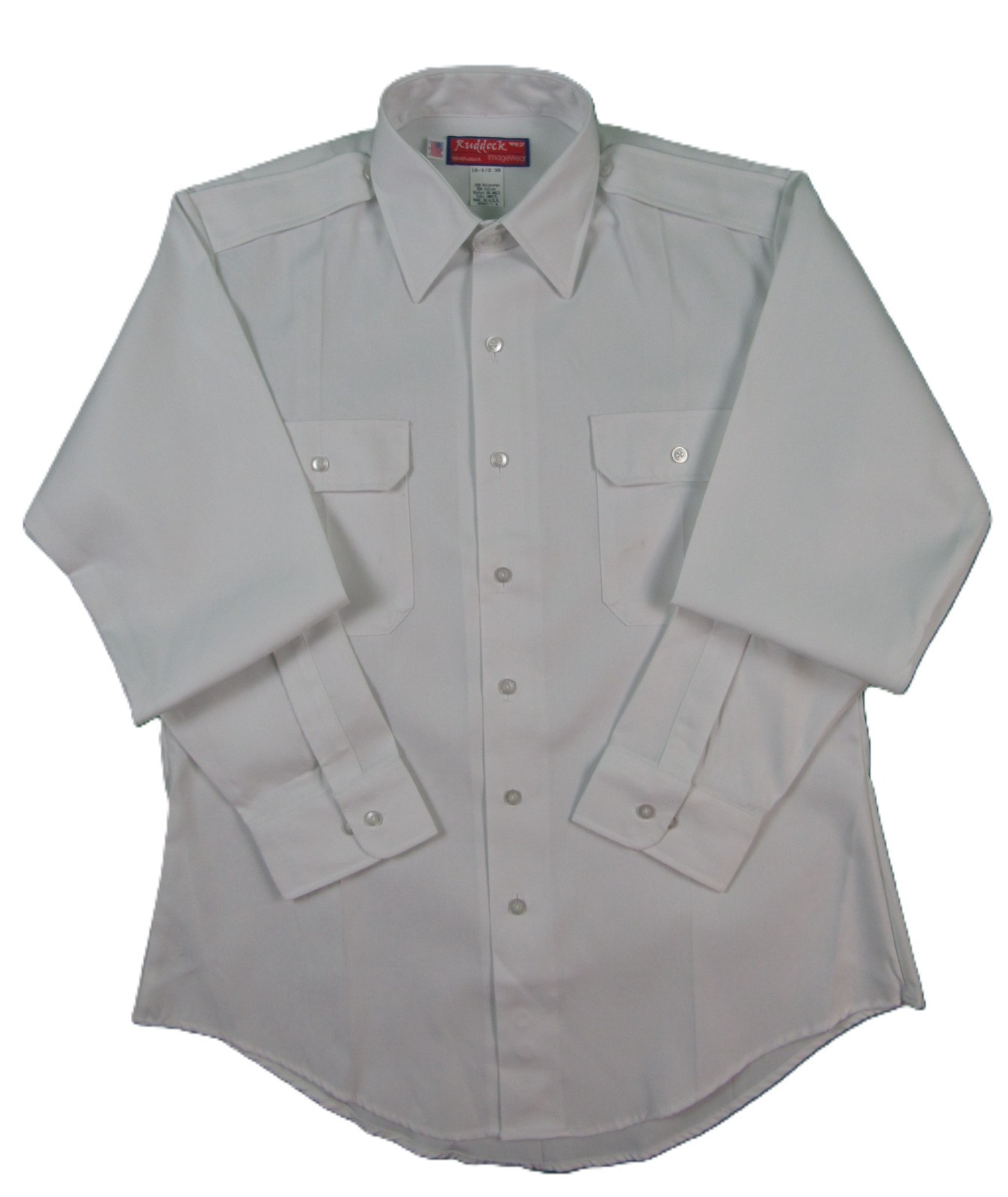NEW MENS ARMY SERVICE LONG SLEEVE UNIFORM ASU Dress Bright White Shirt SIZES