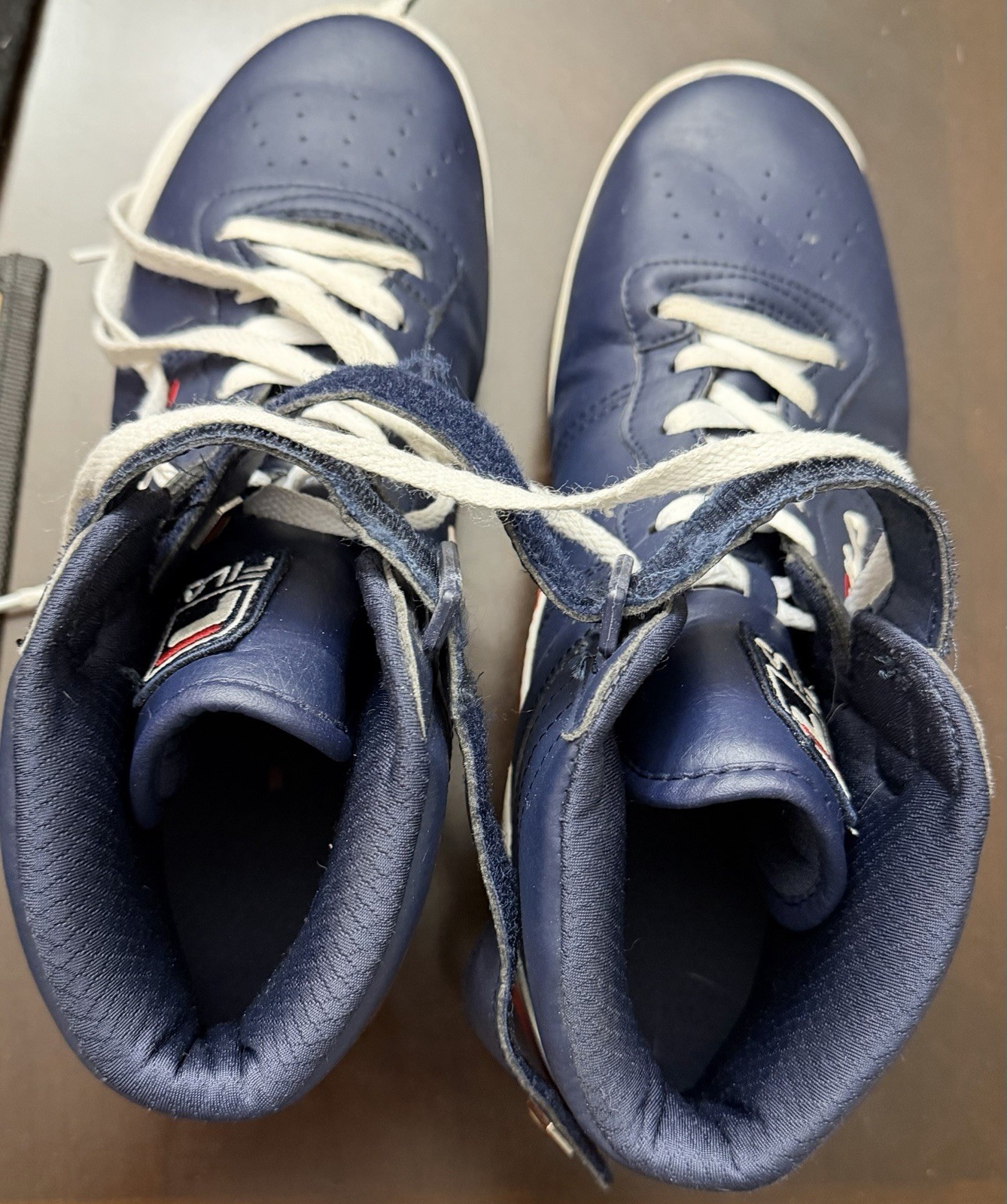 Fila Vulc 13 Mid Plus Navy High Top Sneakers Size 10 1/2