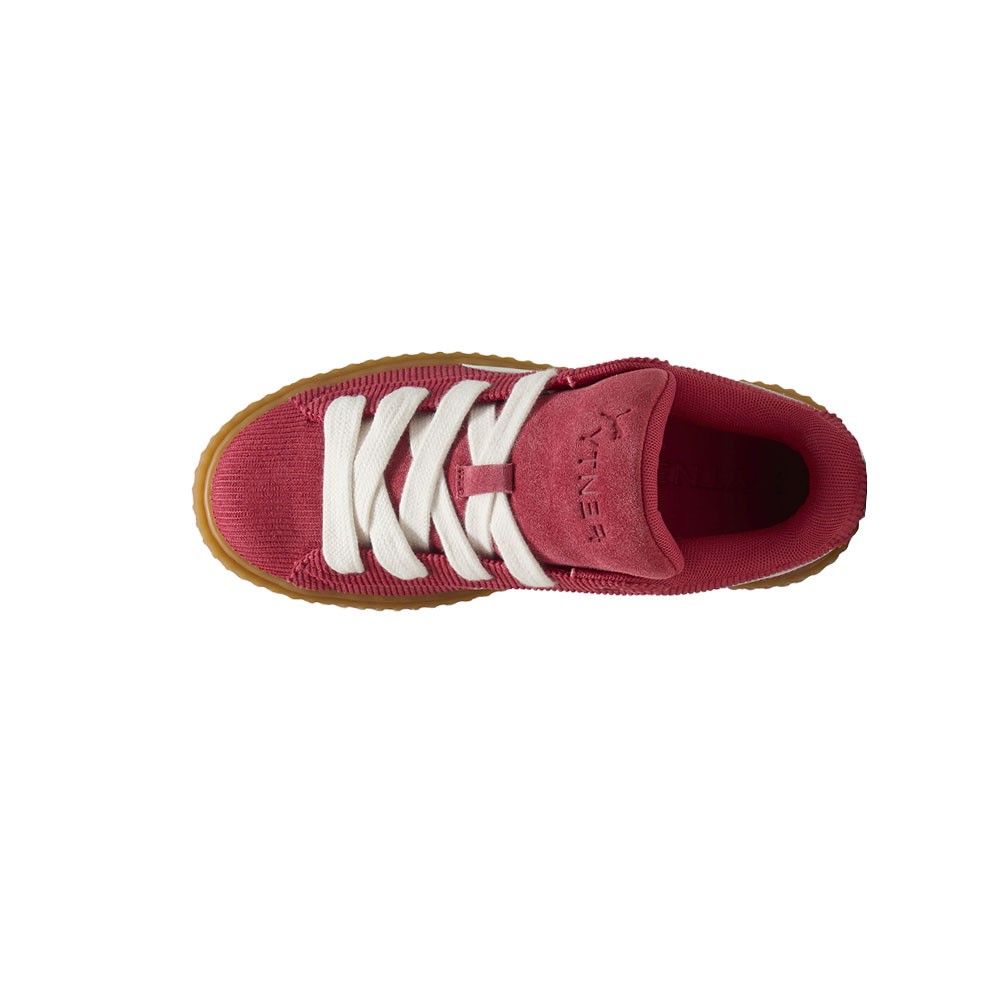 PUMA Fenty X Creeper Phatty Corduroy Lace Up Womens Red Sneakers Casual Shoes