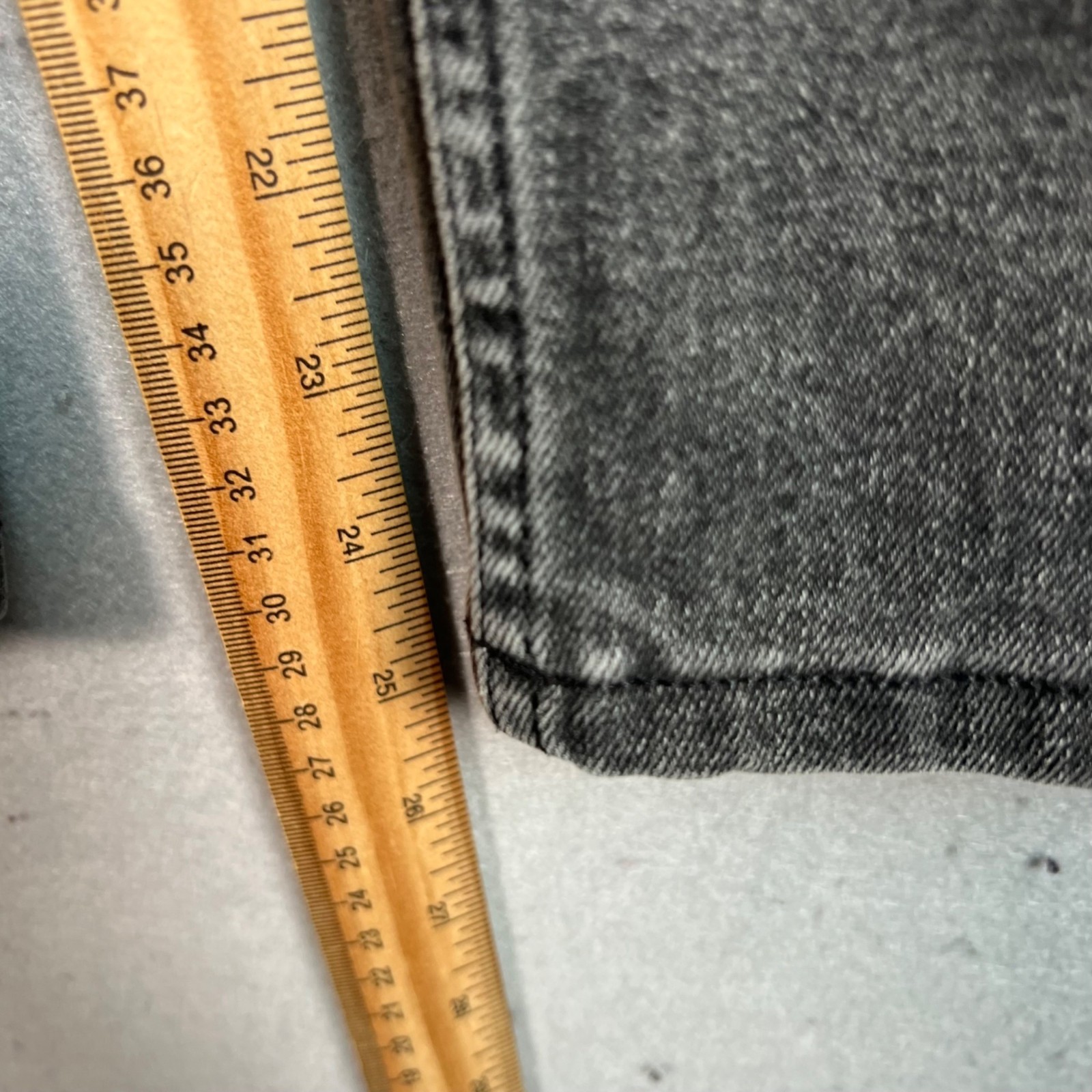Everlane High Rise Straight Jeans Gray Size 25 Ankle Womens Denim