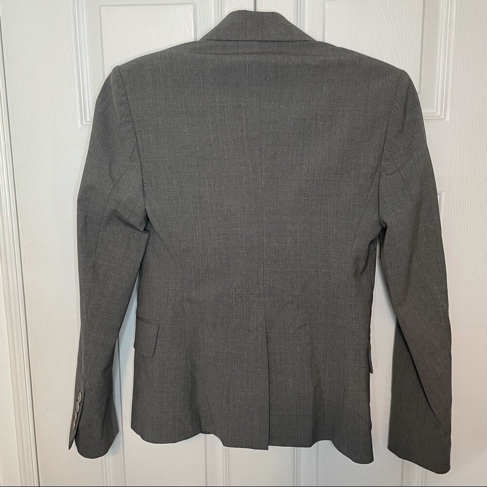 Theory Grey Wool Blend Classic Blazer Jacket 2