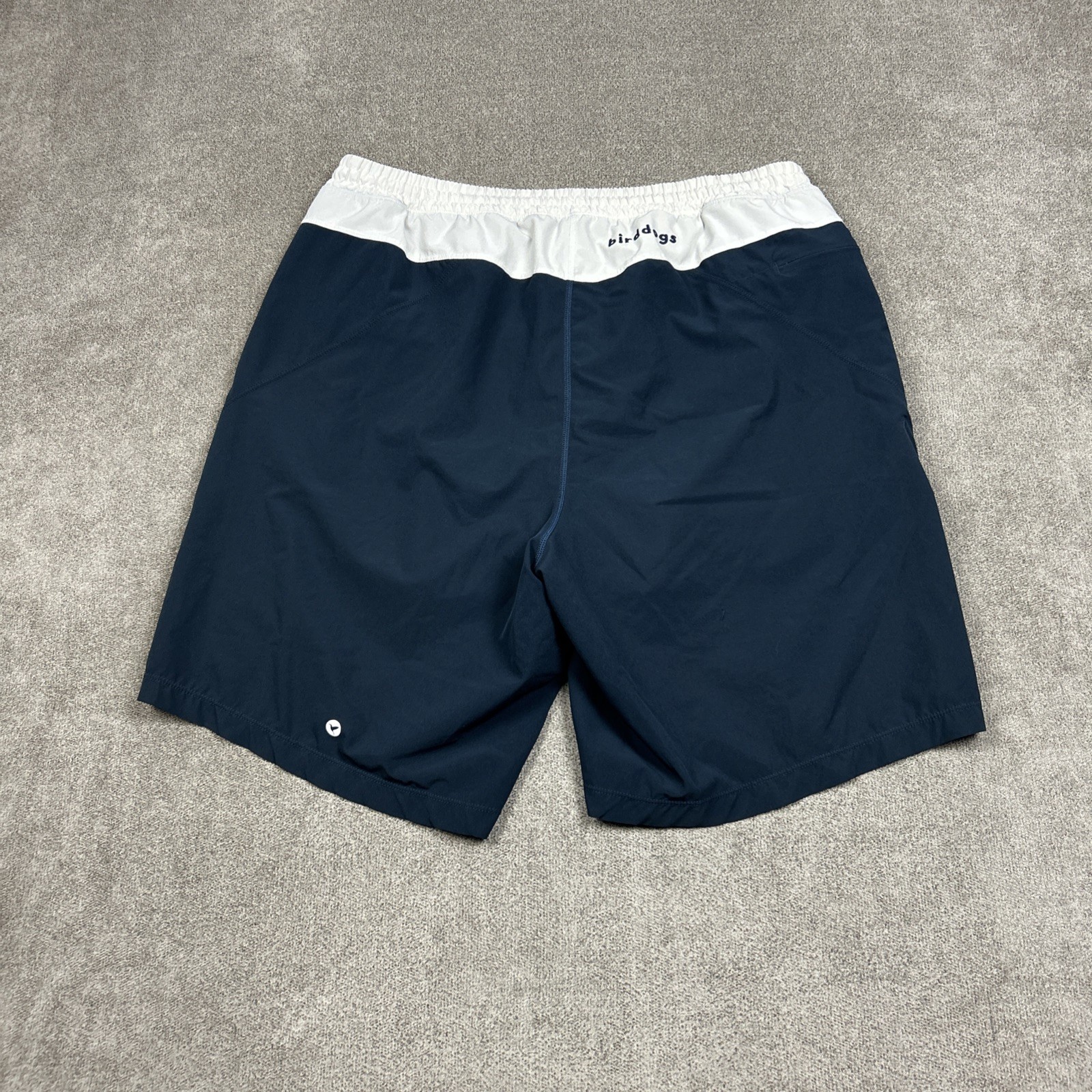 Birddogs Shorts Mens 2XL 9″ Navy Stretch Performance Running Tech Boom Lined