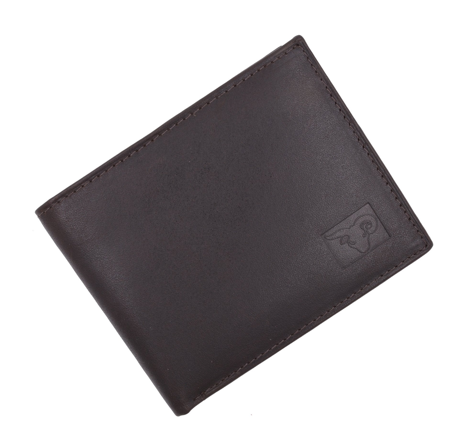 Cavelio High Quality Mens Genuine Leather Flap Up ID Card Holder Bifold Wallet
