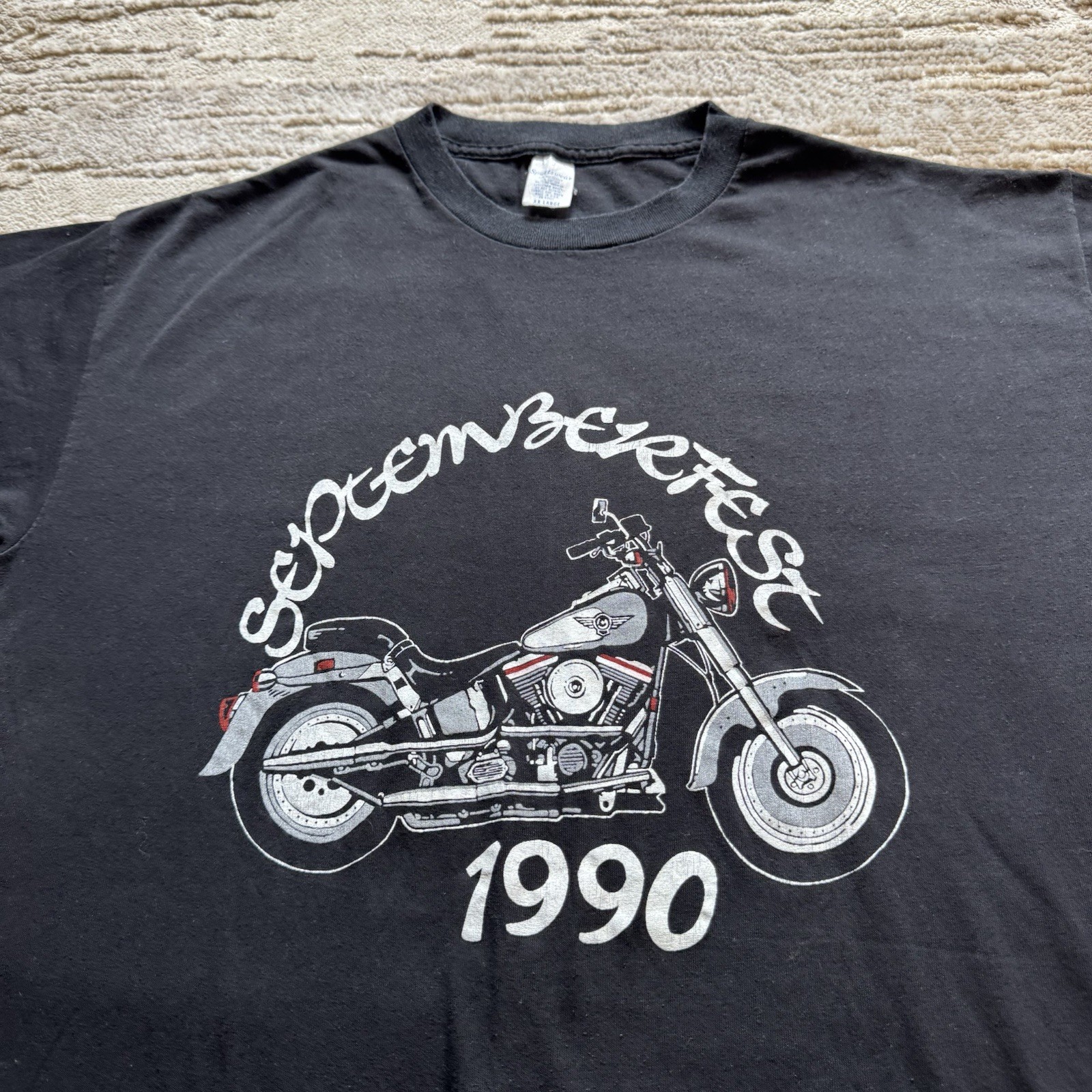 Vintage 90s Septemberfest Bike Ralley SVBT Bike Club Tee Men’s XXL USA Biker US