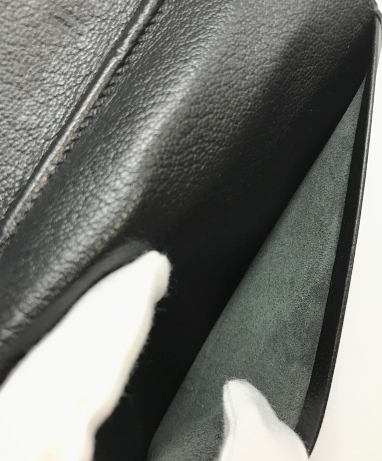 HERMES Agenda PM Notebook Cover Black Leather K Stamp 2007 Used