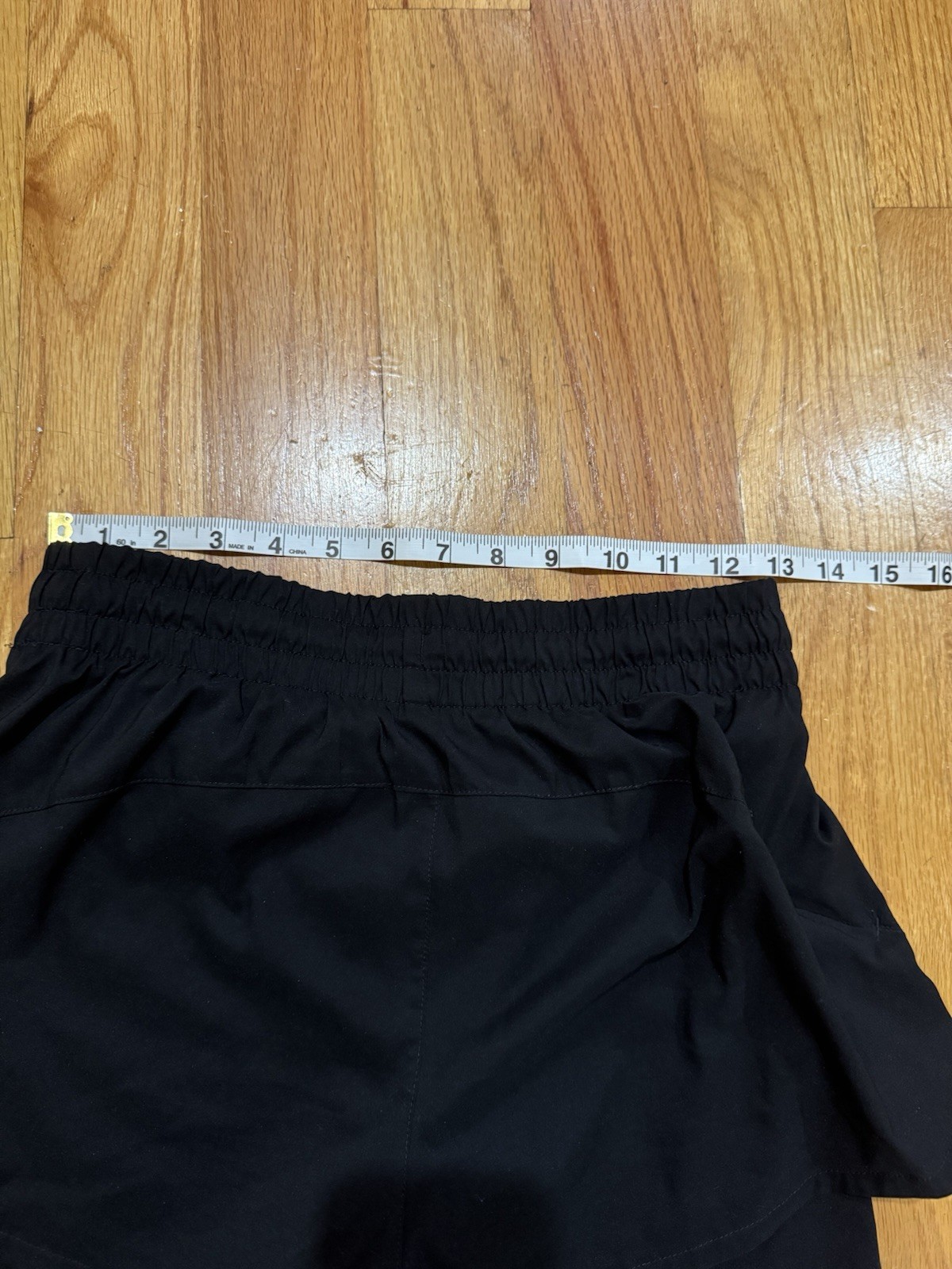 Athleta 2 in 1 Women’s Black Running Shorts Elastic Waist Pockets XS