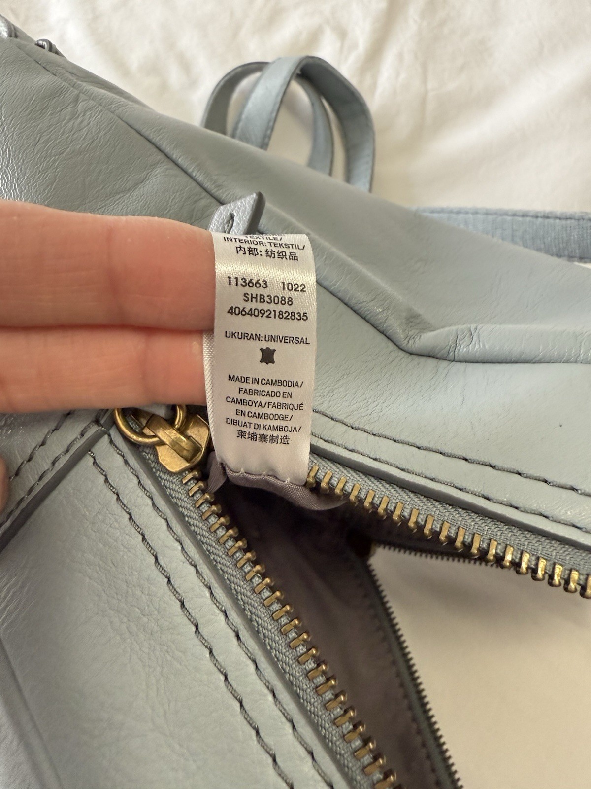Fossil | Smokey Blue Megan Small Backpack | Leather Travel | Everyday Bag