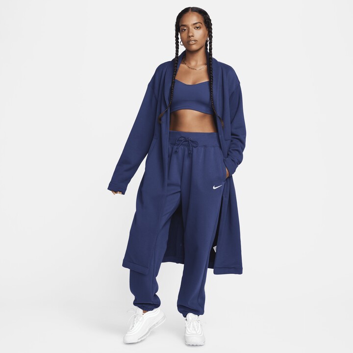 Size S Nike Womens Modern Fleece Oversized French Terry Duster FB8749-410