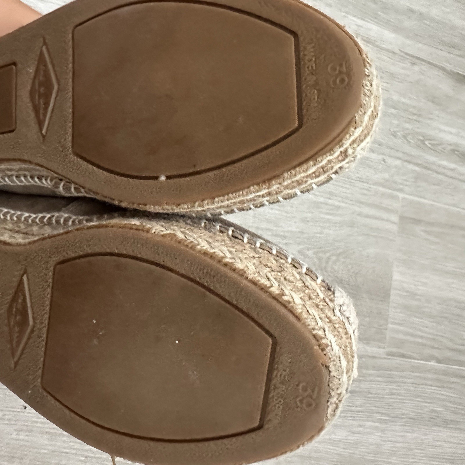 Rag & Bone Stucco Suede Leather Adria Espadrilles Shoes Womens US 8.5 EUR 39 M