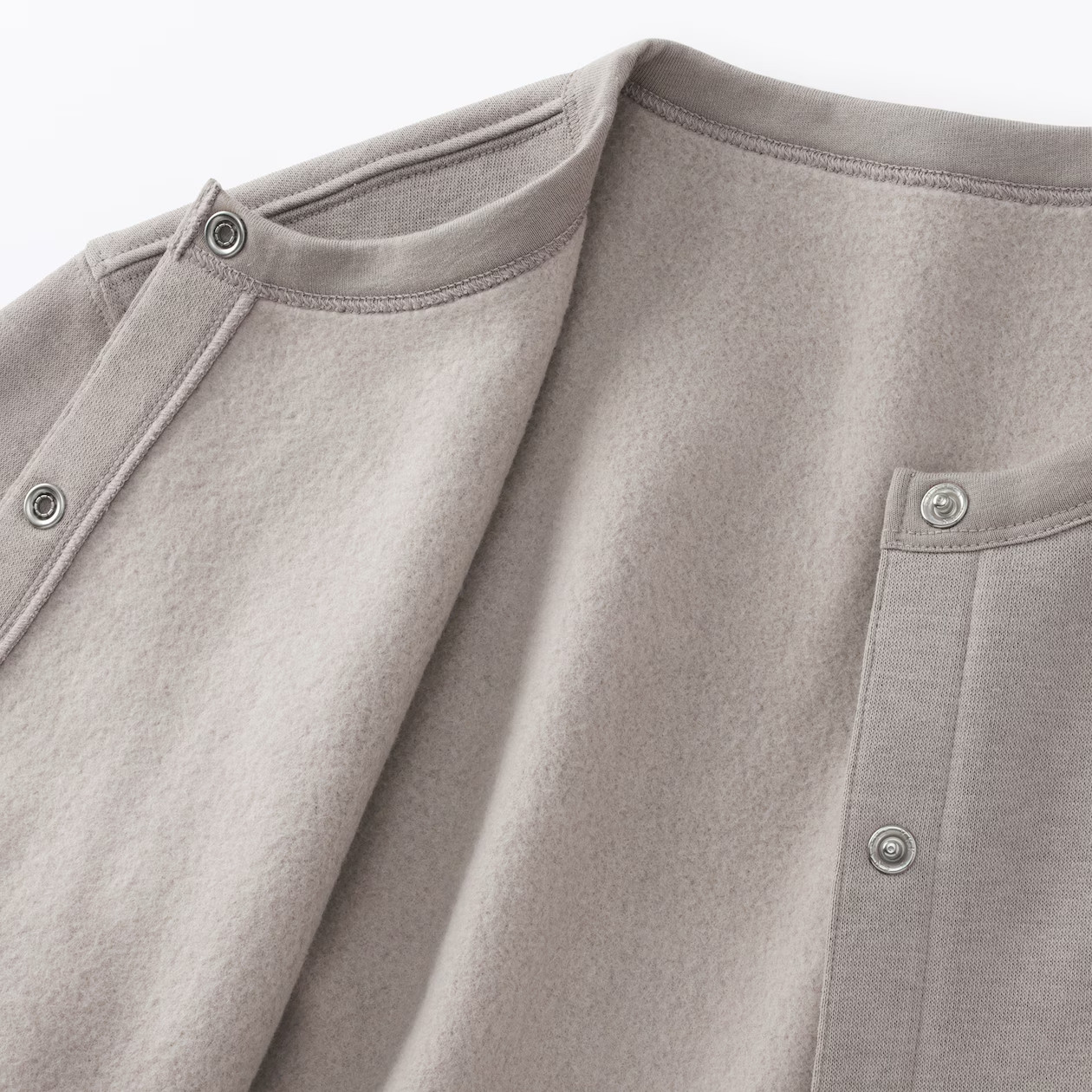 MUJI Womens Sweatshirt Cardigan Mocha Brown 2026 FedEx