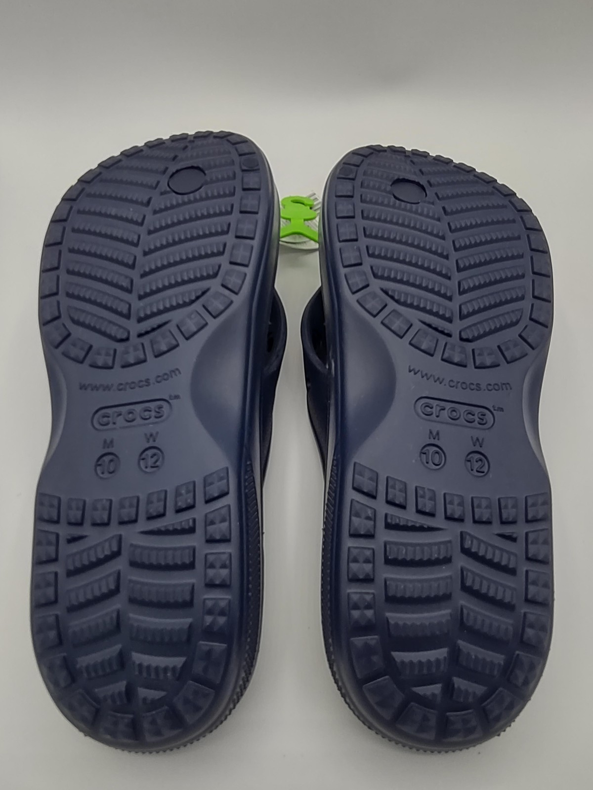 Crocs Shoes Mens Size 10 Blue Baya II Flip Flop Rubber Sandals Comfort Casual