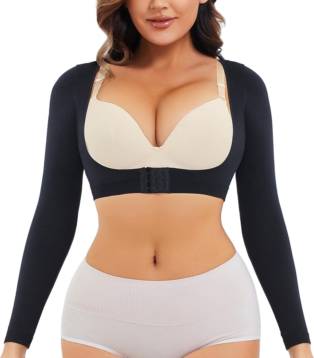 Women Upper Arm Shaper Post Surgery Slim Compression Sleeves Shapewear Tops Vest