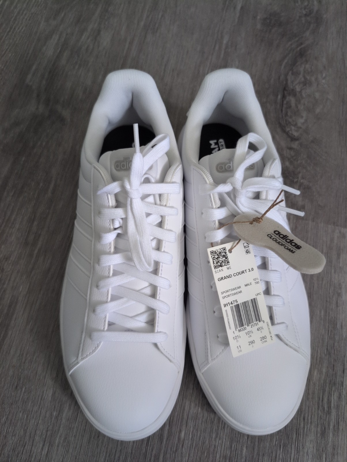 adidas shoes men size 11 new Grand Court 3.0