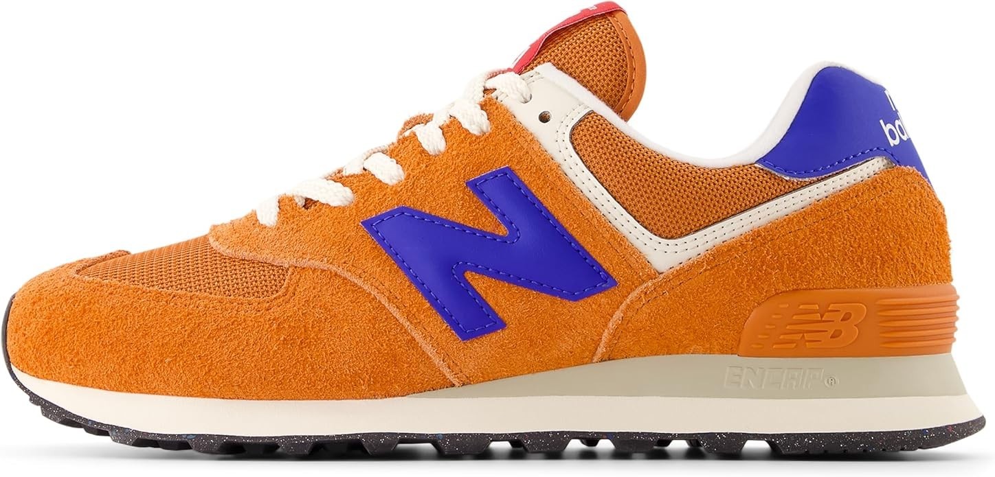 New Balance 574 v2 Unisex Sneakers, Sienna/Blue Gemstone